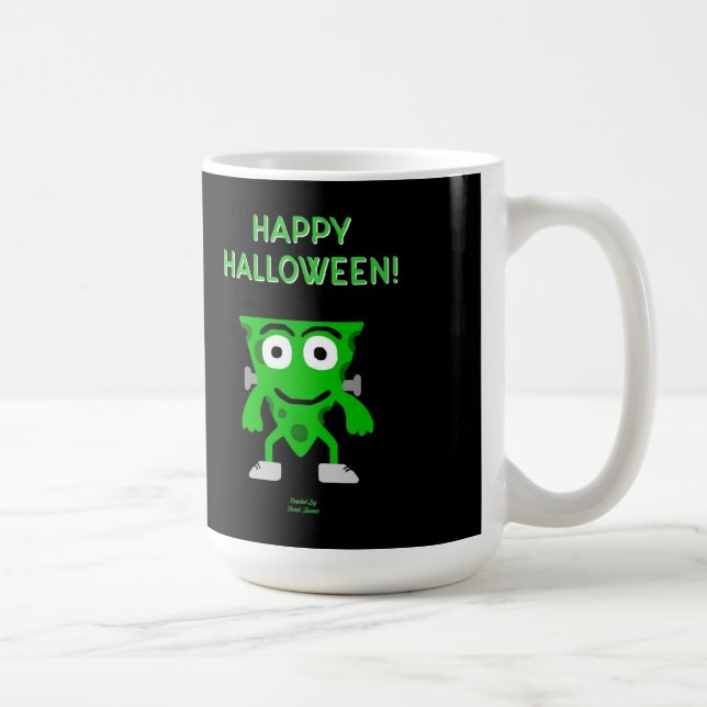 FrankenCheese Halloween Hälsning Kaffe Mugg (Höger)