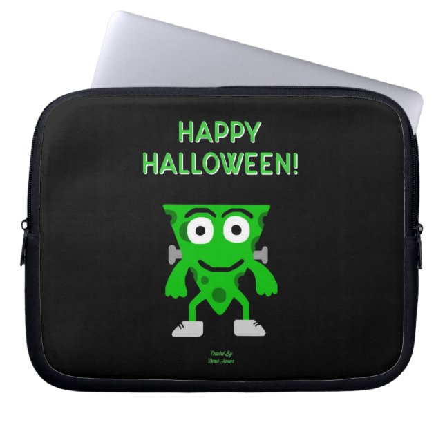 FrankenCheese Halloween Hälsning Laptop sleeve (Framsidan)