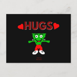FrankenCheese Hugs Postcard Vykort