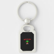 FrankenCheese Hugs Rectangle Keychain