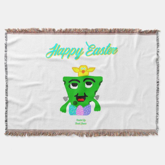 FrankenCheese Påsk Throw Blanket Filt (Framsidan)
