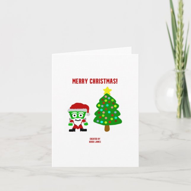 FrankenCheese Small Greeting Card Kort (Framsida)