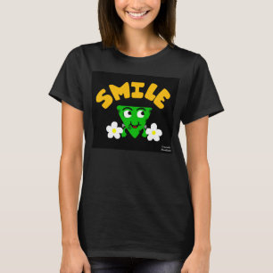 FrankenCheese Smiles Women's Basic Black Tanktop T-shirt