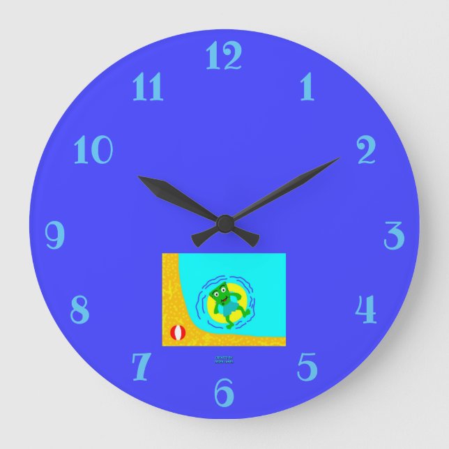 FrankenCheese Summer Acrylic Wall Clock Stor Klocka (Framsida)