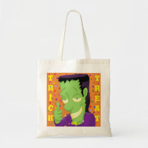 FrankenCool Halloween Tote Bag Tygkasse