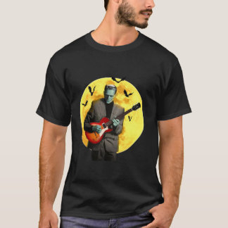 Frankenguitar Frankenstein Plays Electric Guitar H T Shirt