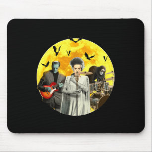 Frankenguitar med Bride och Igor Halloween Band Musmatta