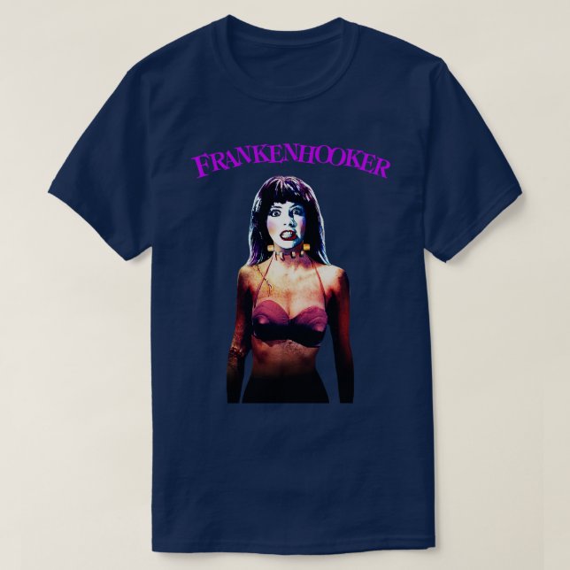Frankenhooker Retro Cult Classic Horror Comedy Flä T Shirt (Design framsida)