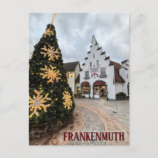 Frankenmuth Michigan Christmas Postcard Vykort