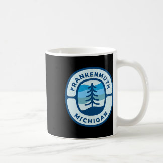 Frankenmuth Michigan Mi Retro Winter Forest Souven Kaffemugg