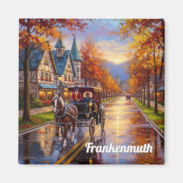 Frankenmuth Michigan Travel Magnet (Framsidan)