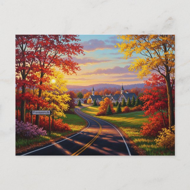 Frankenmuth Michigan Travel Vykort (Framsida)