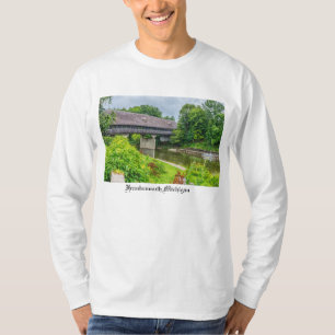 Frankenmuths täckte Bridge Långärmad T-Shirt
