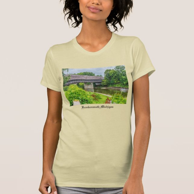 Frankenmuths täckte Bridge T-Shirt (Framsida)