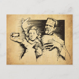 Frankenselfie Vykort