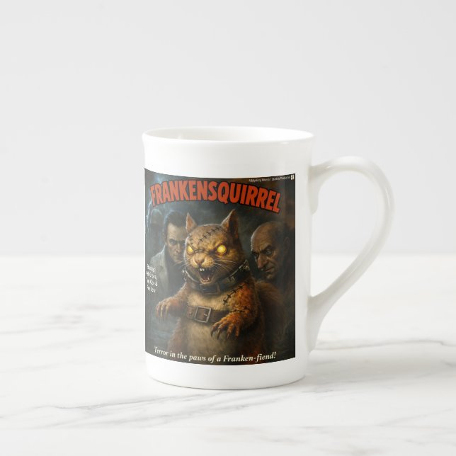 Frankensquirrel Klassisk Filmparodi Benporslin Mugg (Höger)