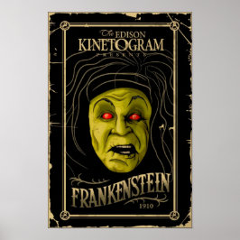 Frankenstein 1910 klassisk film poster