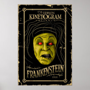 Frankenstein 1910 klassisk film poster