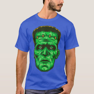 Frankenstein ansikte zombie-gåva till älskare cost t shirt