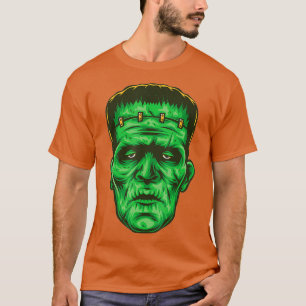 Frankenstein ansikte zombie-gåva till älskare cost t shirt