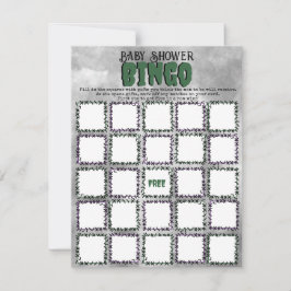 Frankenstein Baby Shower Bingo Game Anteckningskort