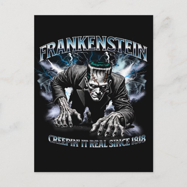 Frankenstein Bootleg Stil vykort (Framsida)