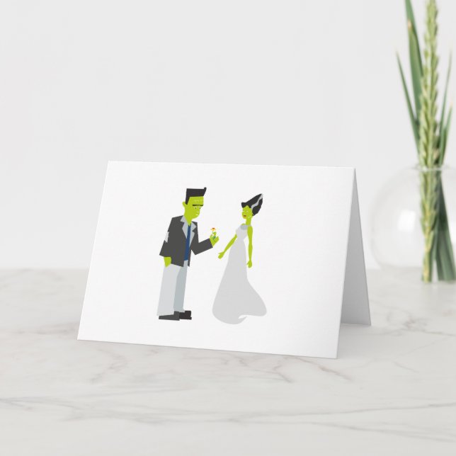 Frankenstein & Bride Kort (Framsida)
