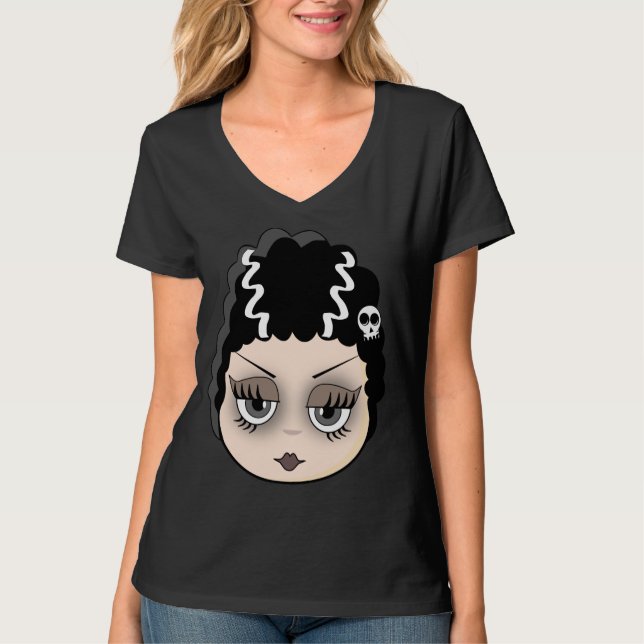 Frankenstein brud tee shirt (Framsida)