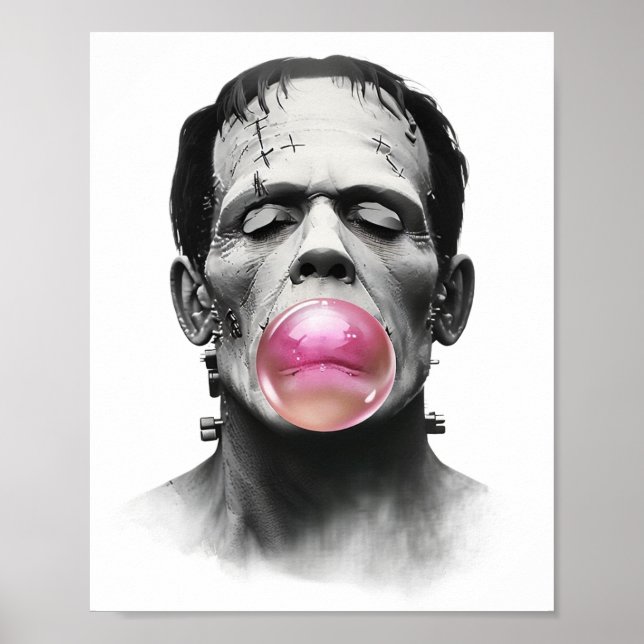 Frankenstein Bubble Gum Poster (Framsidan)