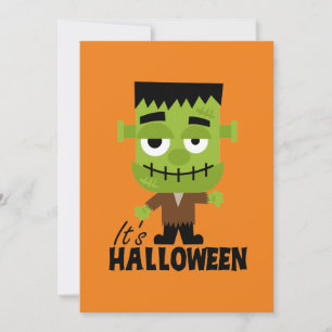 Frankenstein Det är Halloween Inbjudningar