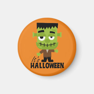 Frankenstein Det är Halloween Magnet