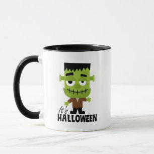 Frankenstein Det är Halloween Mugg
