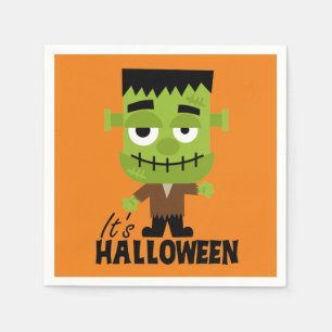 Frankenstein Det är Halloween Pappersservett