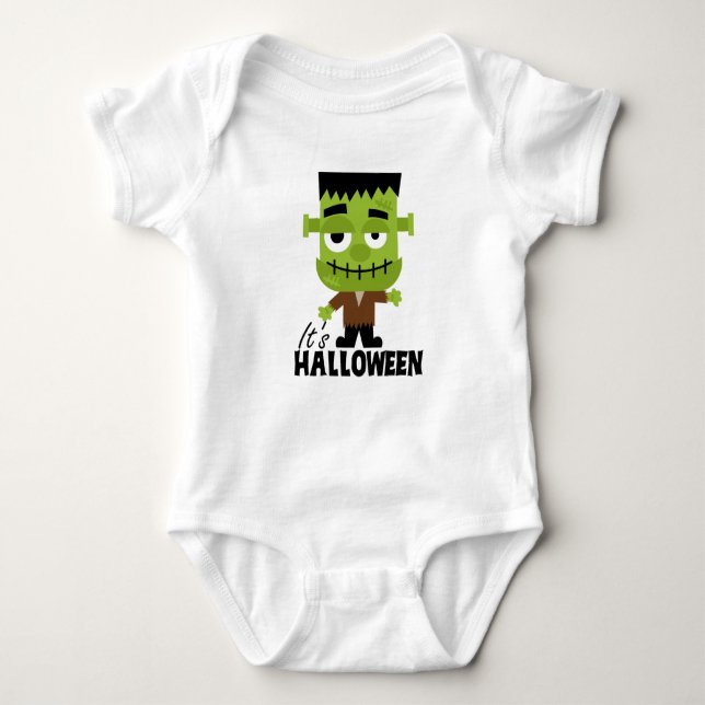 Frankenstein Det är Halloween Småbarn T-shirt (Framsida)