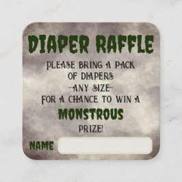 Frankenstein Diaper Raffle Tilläggskort