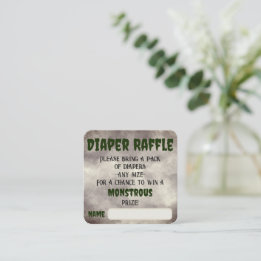Frankenstein Diaper Raffle Tilläggskort