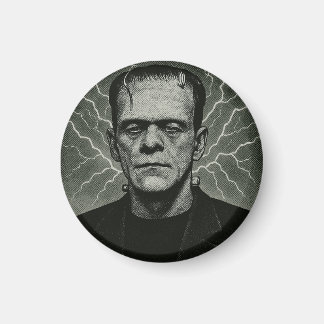 Frankenstein Electricity Art Magnet