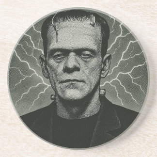Frankenstein Electricity Art Underlägg