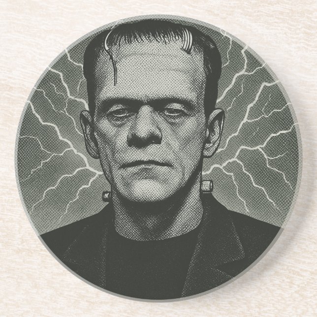 Frankenstein Electricity Art Underlägg (Framsidan)