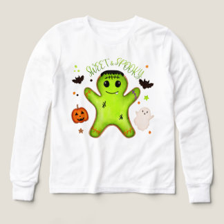 Frankenstein Gingerbread Halloween Barn T Shirt