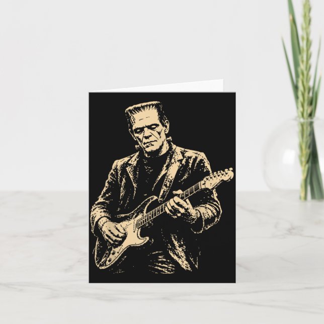 Frankenstein Gitarr Kort (Framsida)