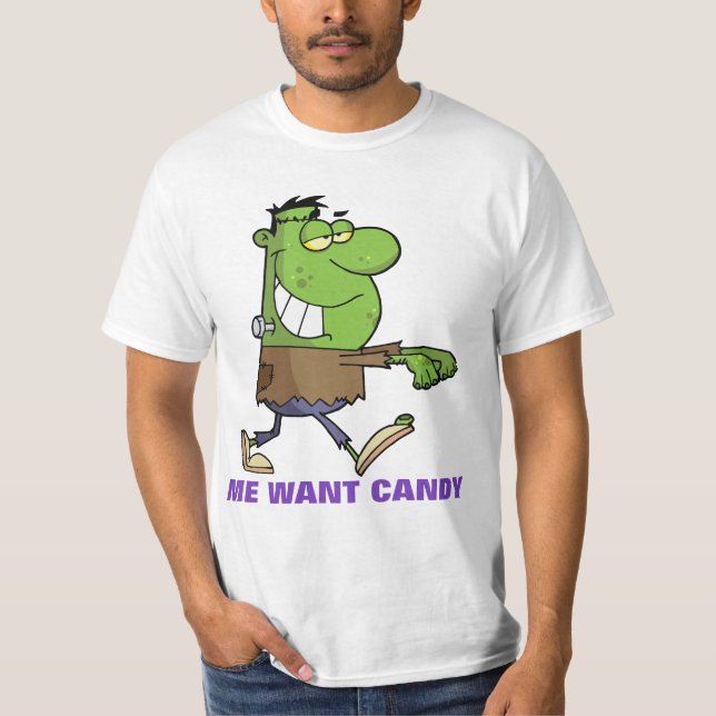 Frankenstein godismonster tee shirt (Framsida)