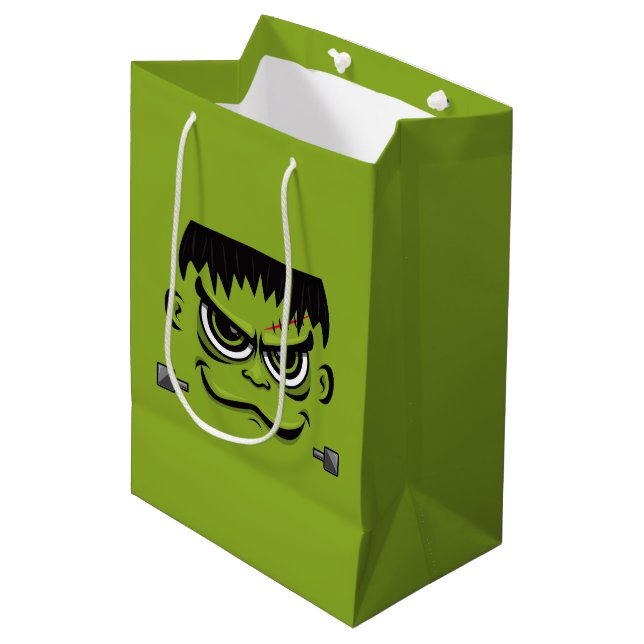 Frankenstein Halloween Ansikte (Framsidan Vinklad)
