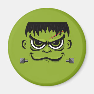 Frankenstein Halloween Ansikte Magnet