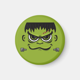 Frankenstein Halloween Ansikte Magnet