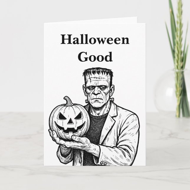 Frankenstein Halloween Bra Kort (Framsida)