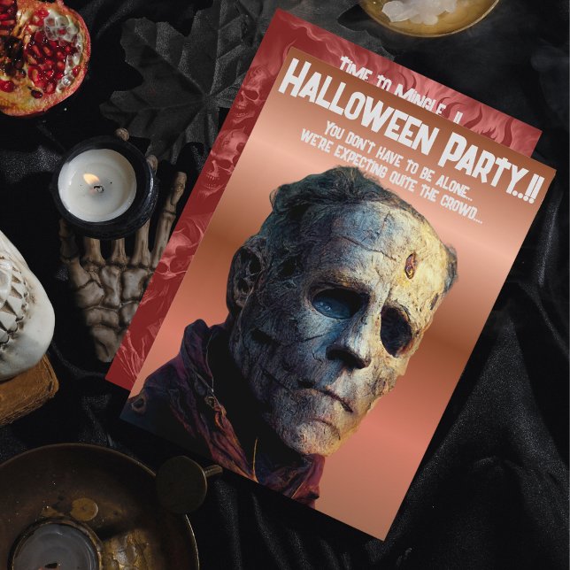 Frankenstein Halloween fest Inbjudningar (Frankenstein Halloween Party Invitation)