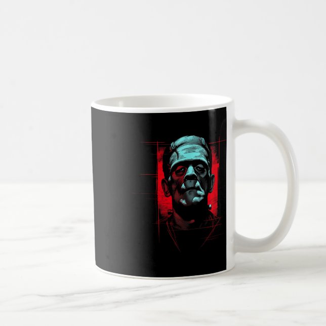 Frankenstein Halloween Kaffemugg (Höger)