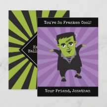Frankenstein Halloween-kort