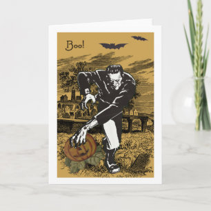 Frankenstein Halloween-kort Kort